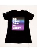 Women From Gray To Great Tee Blk Med