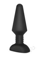 B-vibe Rimming Xl Rechargeable Silicone Anal Plug With Remote - Xlarge - Black