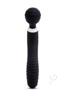 Nu Sensuelle Lolly Nubii Flexible Rechargeable Silicone Wand - Black/white